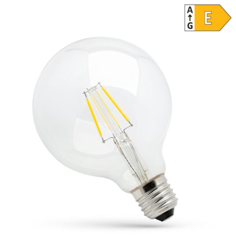 Led cog e27 g125 filament - g125, 8w