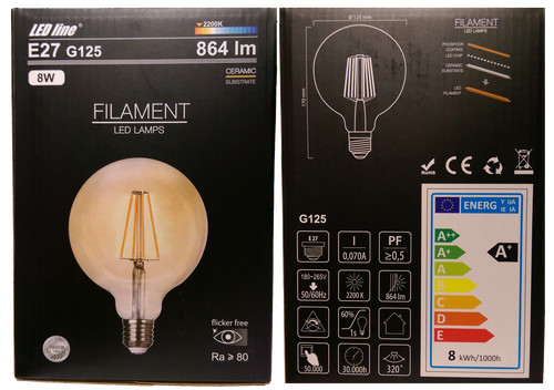Led e27 glühbirne - e27, 864