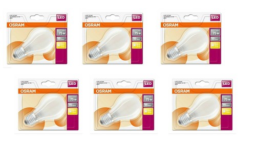 Osram led star classic 75 - 6x,
