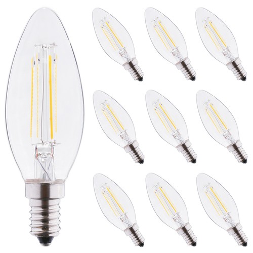 10x led lampe - lampe, kerzenform