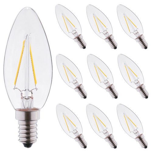 10x led lampe - 10x, kerzenform