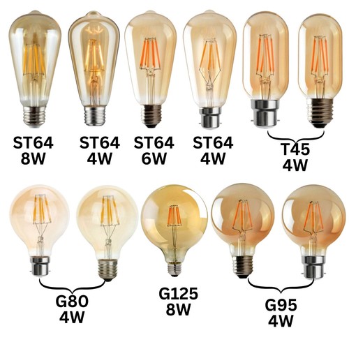 E27 b22 led vintage lampe - led,