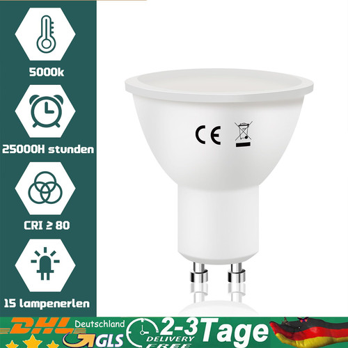 Gu10 led birnen diverse - 6/10,