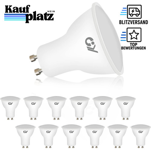 Gu10 led lampe 6500k - gu10, 8w